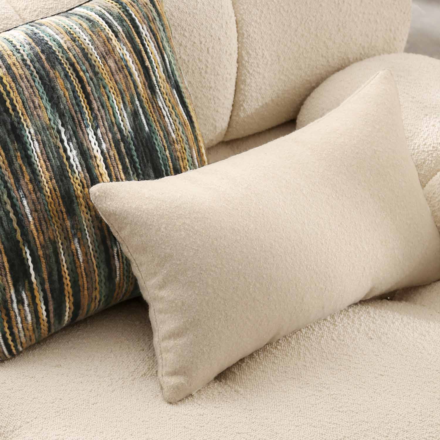 Catania Plain Wool Decorative Pillow-