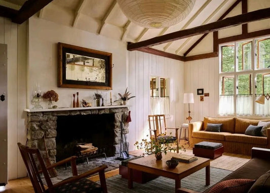 Hudson Valley Cottage Century-Old Forest Retreat Restored with Soul