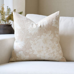 Latina Single-Sided Printed Pillow Cover – Timeless Floral Decorative Cushion Cover for Elegant Home Decor