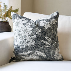 Latina Single-Sided Printed Pillow Cover – Timeless Floral Decorative Cushion Cover for Elegant Home Decor