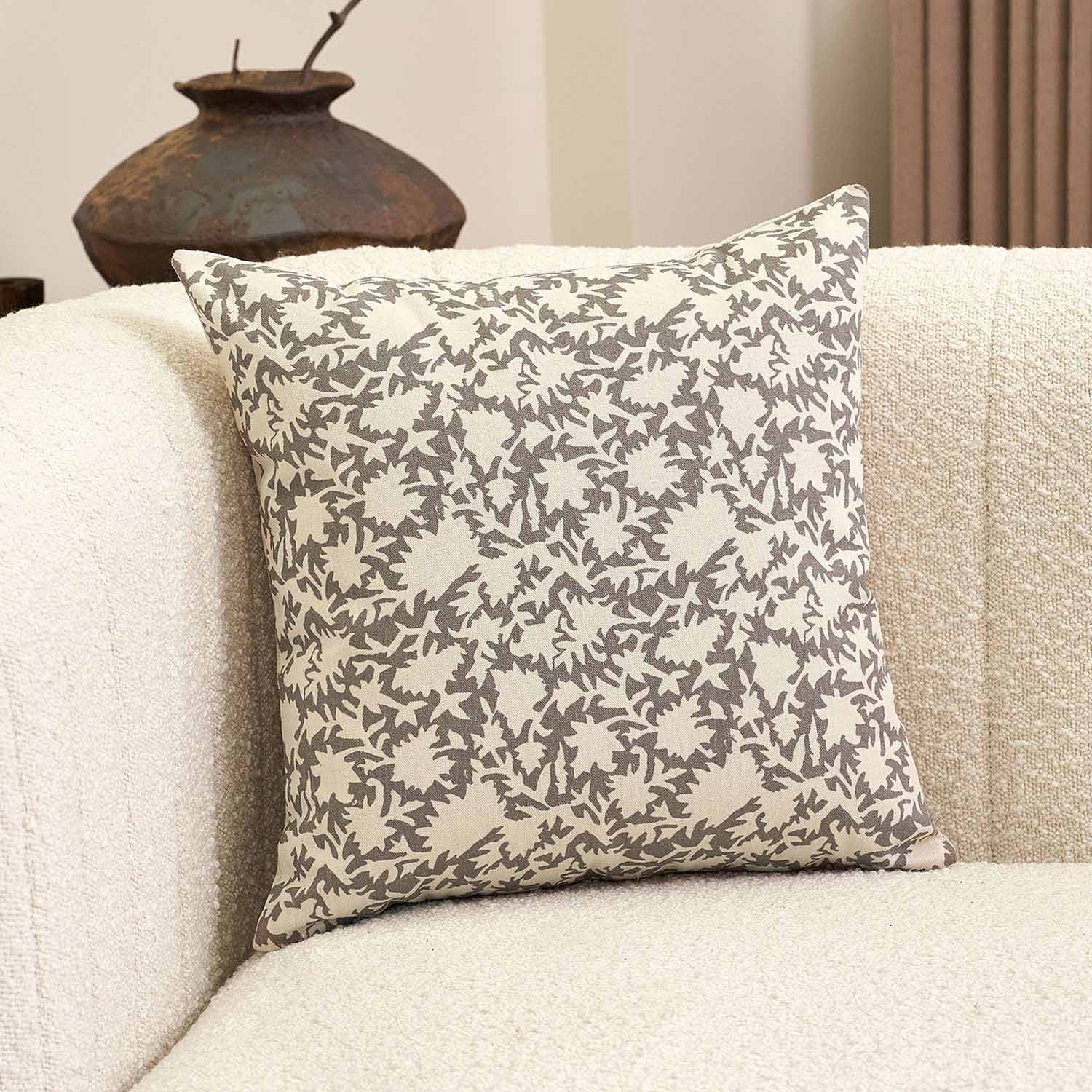 Modena Delicate Floral Print Pillow Cover-