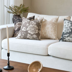 Latina Single-Sided Printed Pillow Cover – Timeless Floral Decorative Cushion Cover for Elegant Home Decor