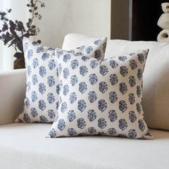 Cortina Ditsy Floral Dual-Print Reversible Cozy Farmhouse Touch Pillow Cover