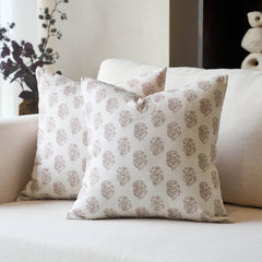 Cortina Ditsy Floral Dual-Print Reversible Cozy Farmhouse Touch Pillow Cover
