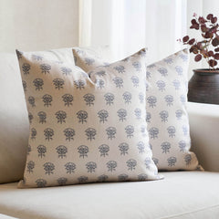 Merano Rustic Botanical Floral Double-Sided Farmhouse Charm Pillow Cover