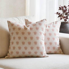 Merano Rustic Botanical Floral Double-Sided Farmhouse Charm Pillow Cover
