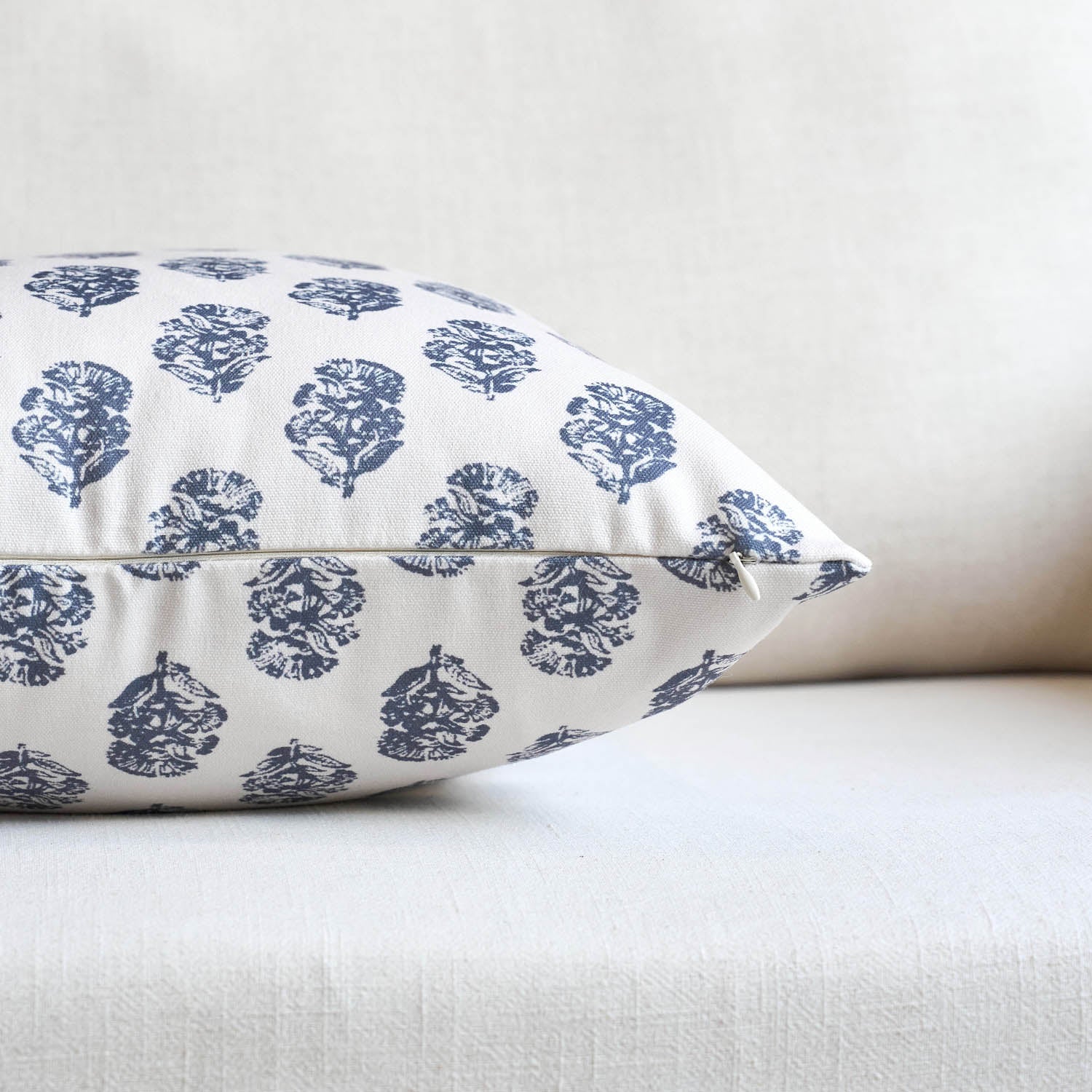 Cortina Ditsy Floral Dual-Print Reversible Cozy Farmhouse Touch Pillow Cover-