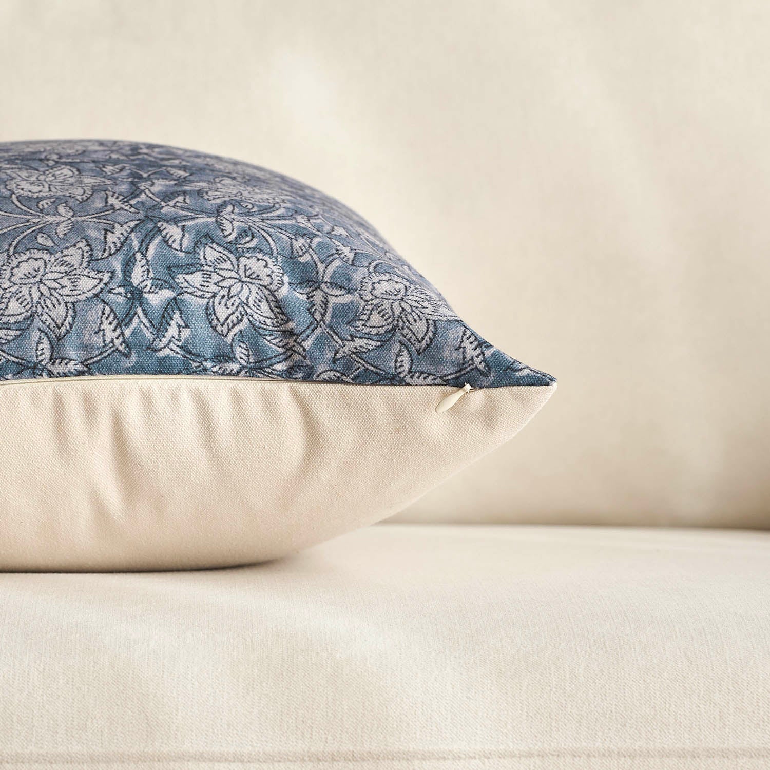 Pienza Floral Decorative Reversible Farmhouse Chic Pillow Cover-