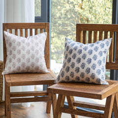Cortina Ditsy Floral Dual-Print Reversible Cozy Farmhouse Touch Pillow Cover