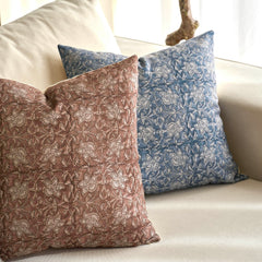 Pienza Floral Decorative Reversible Farmhouse Chic Pillow Cover