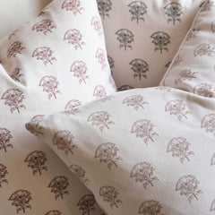 Merano Rustic Botanical Floral Double-Sided Farmhouse Charm Pillow Cover