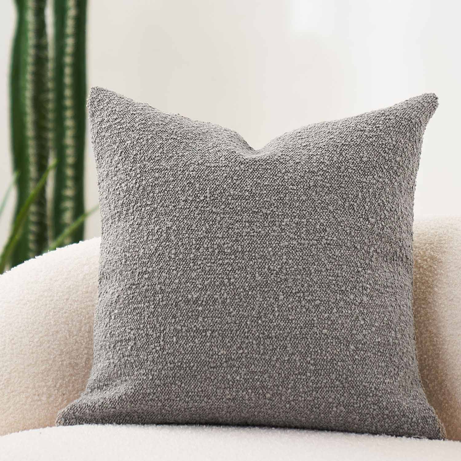 Castello Textured Boucle Pillow Cover-