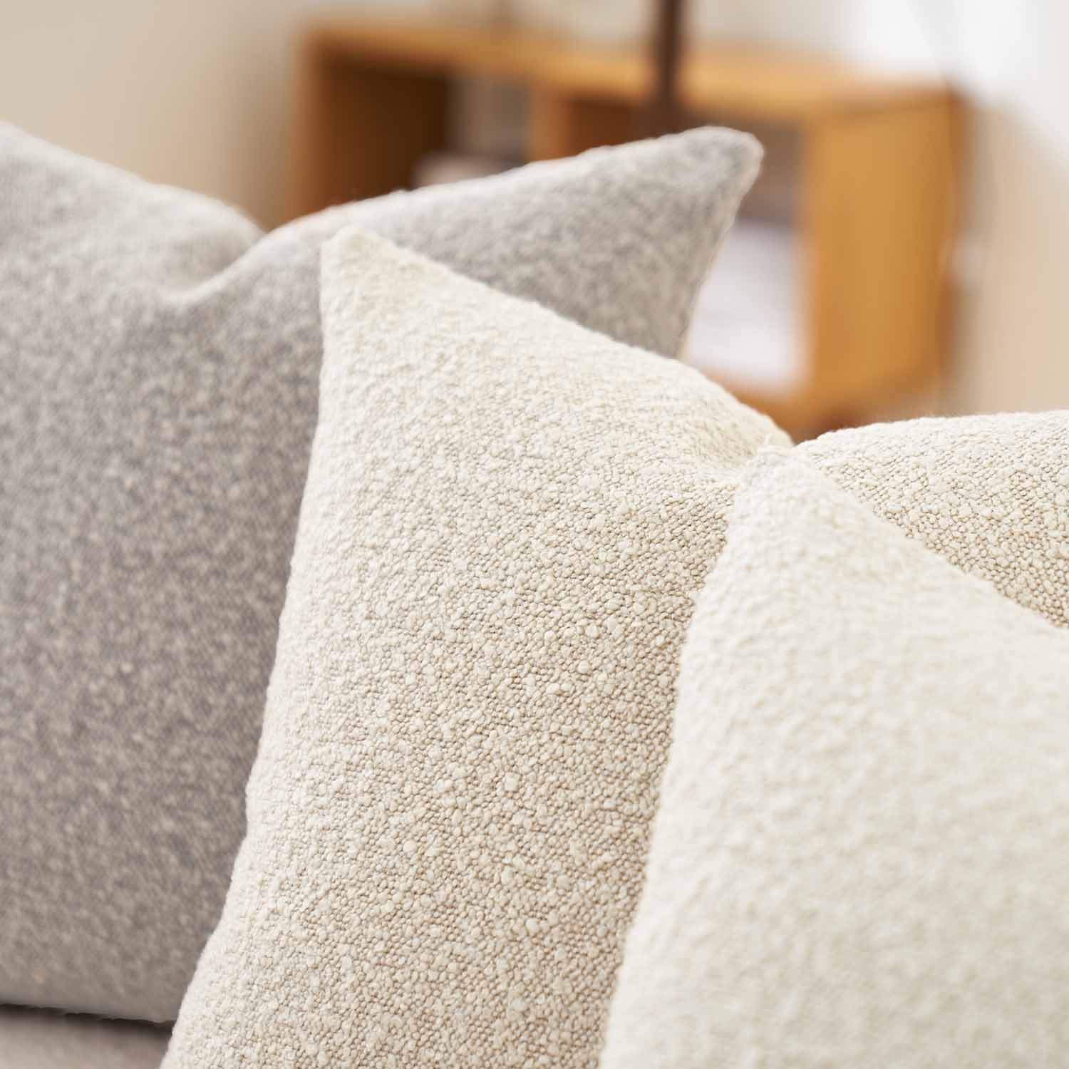 Castello Textured Boucle Pillow Cover-