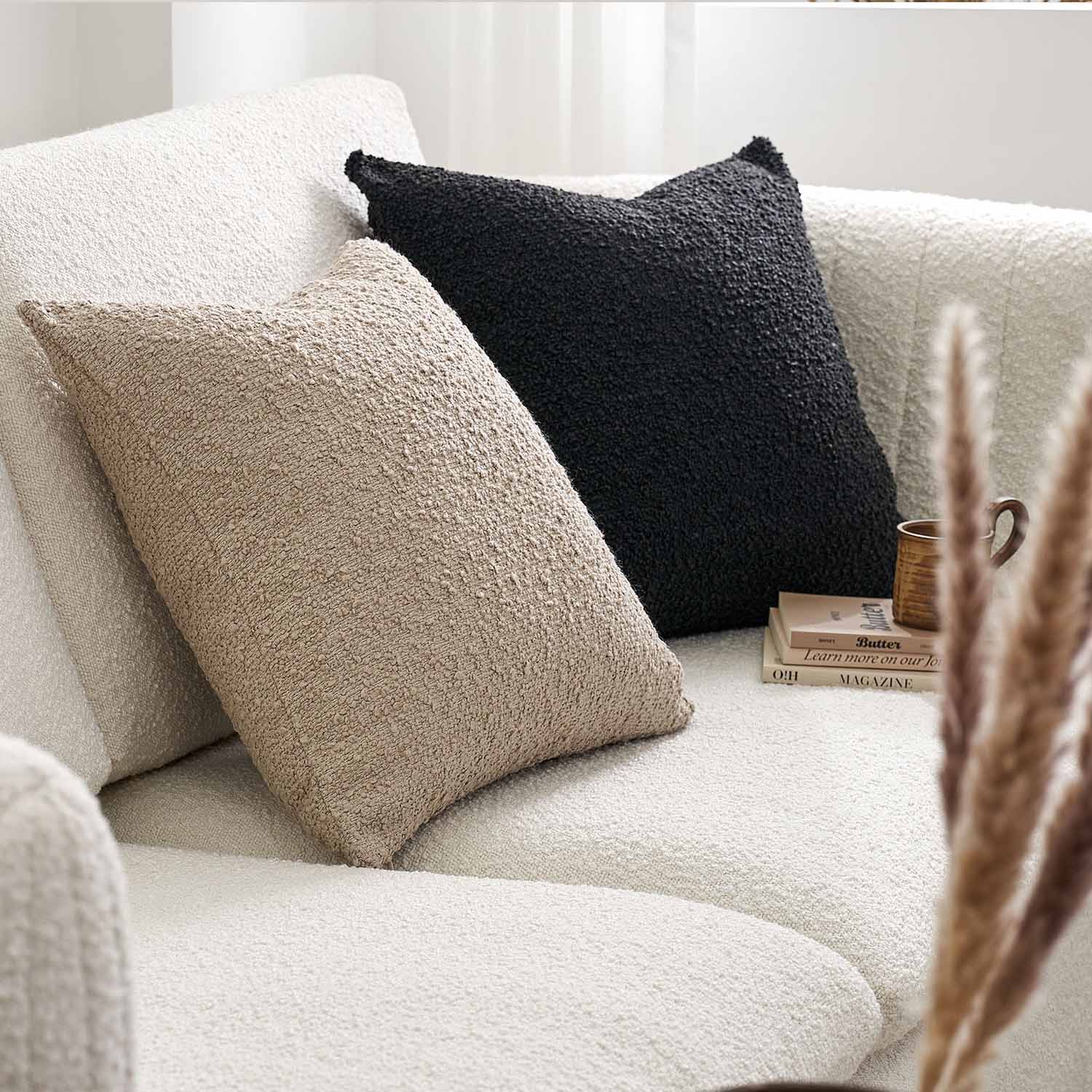 Castello Textured Boucle Pillow Cover-