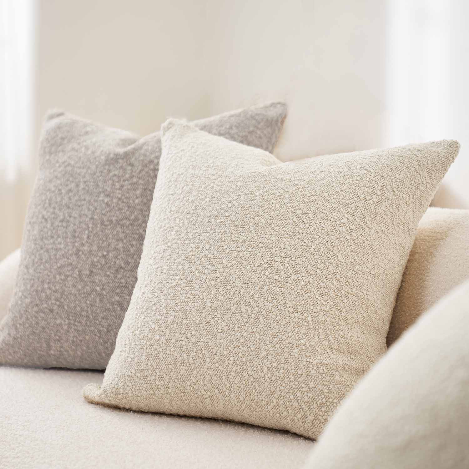 Castello Textured Boucle Pillow Cover-