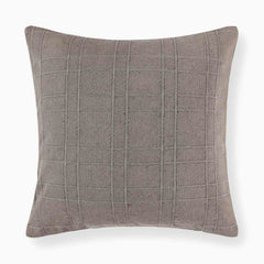 Crema Plaid Cotton Decorative Pillow Cover