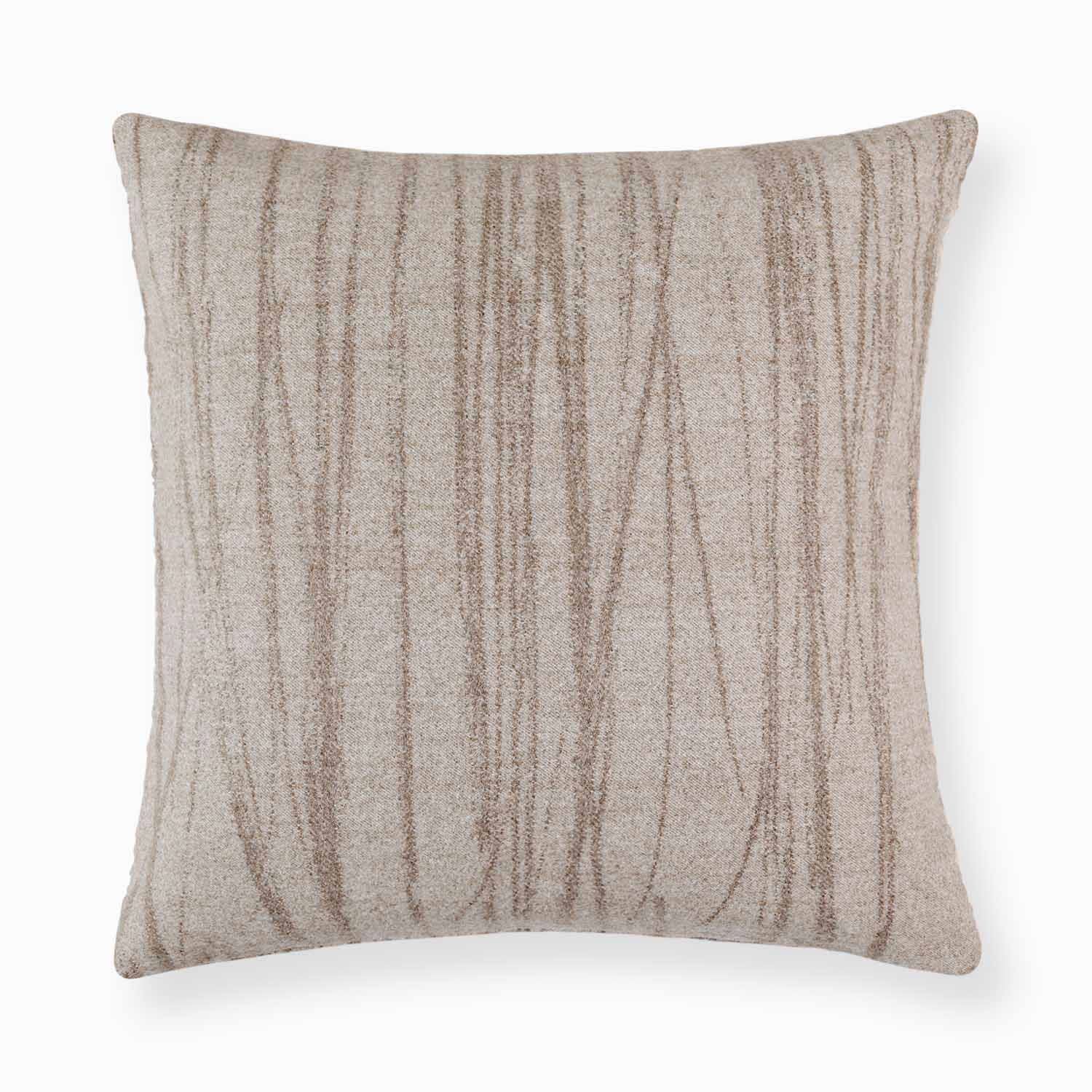 Edolo Twig-Shaped Linen Throw Pillow-
