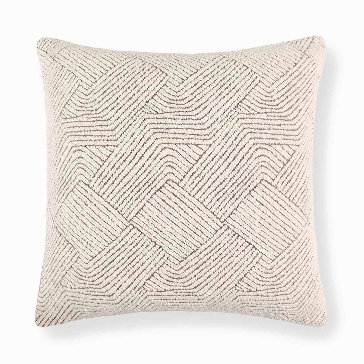 Erice Patterned Wool Pillow Cover-