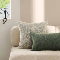 Erice Patterned Wool Pillow Cover