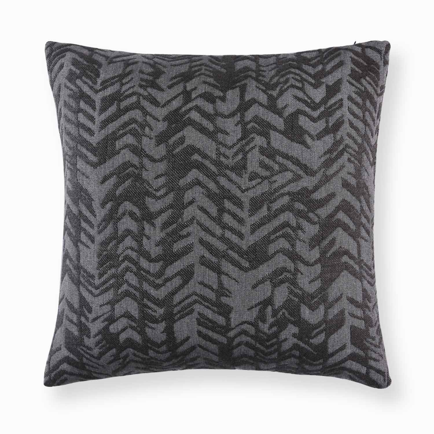 Loano Herringbone Textured Wool Pillow Cover-