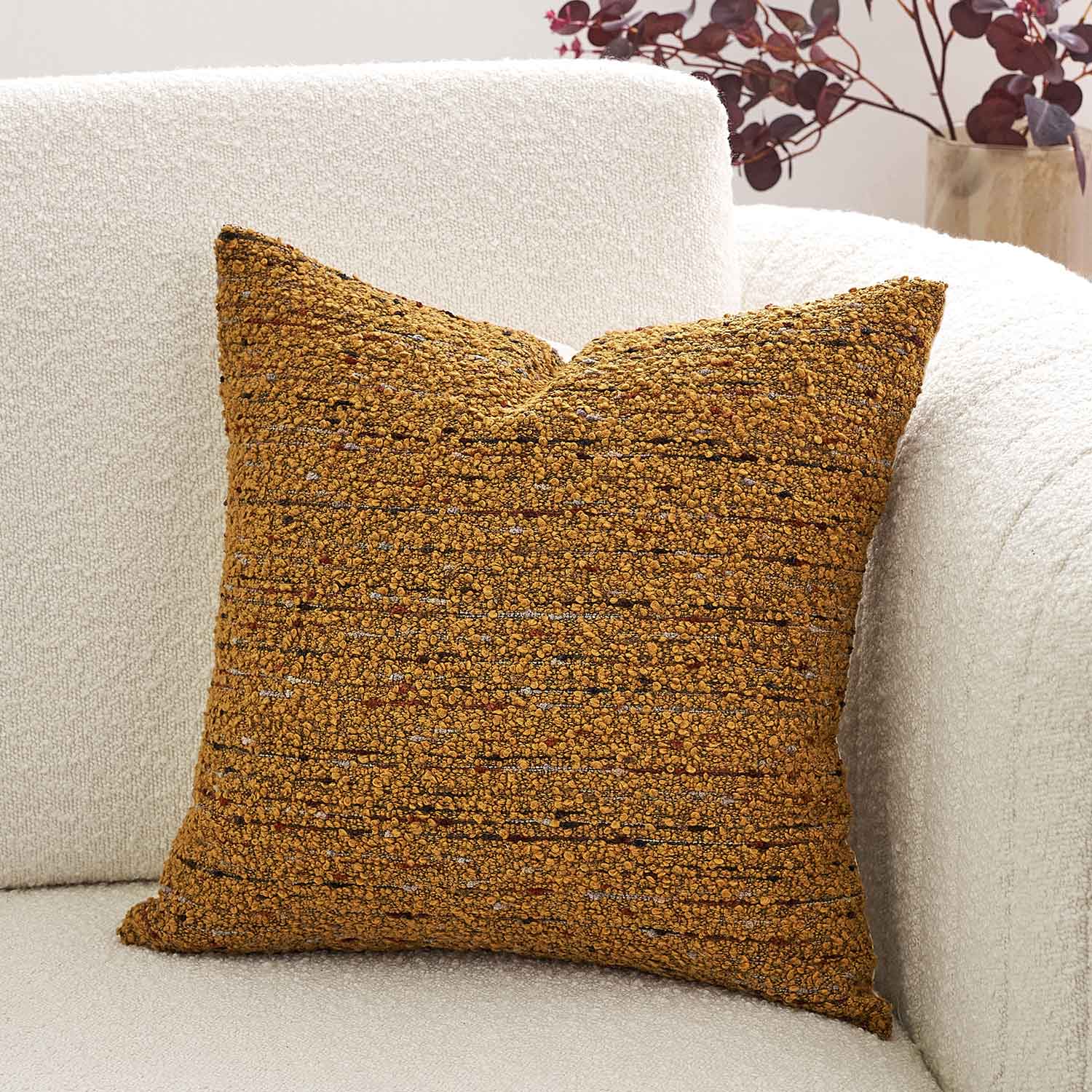 Palermo Color Stripe Boucle Pillow Cover-