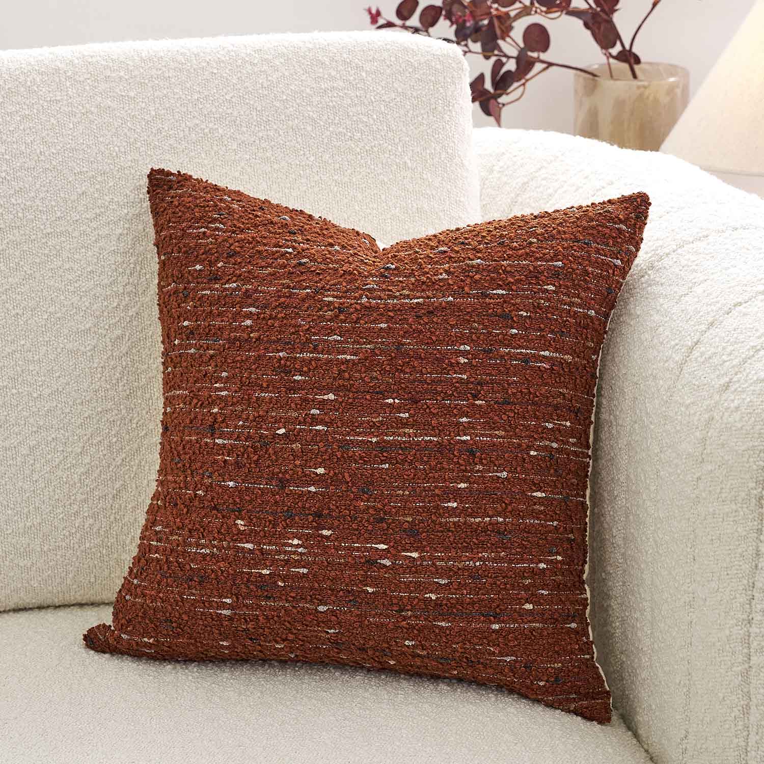 Palermo Color Stripe Boucle Pillow Cover-