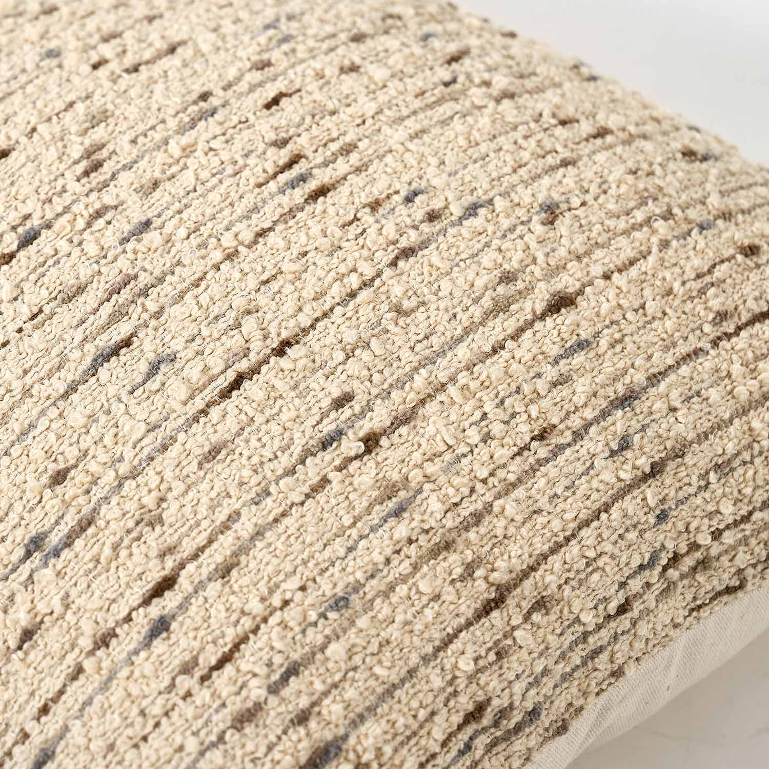 Palermo Color Stripe Boucle Pillow Cover-