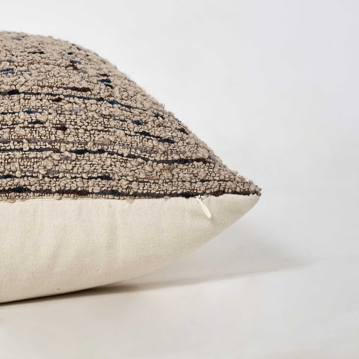 Palermo Color Stripe Boucle Pillow Cover-