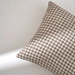 Parma Houndstooth Boucle Pillow Cover