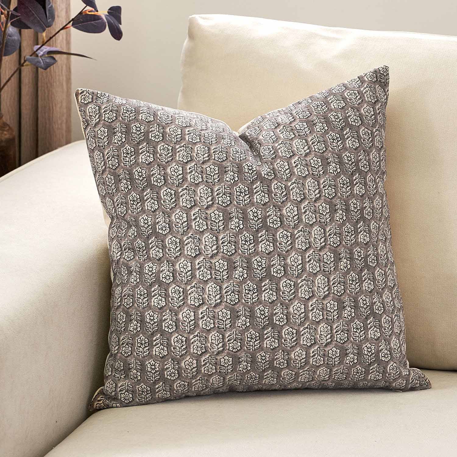 Rapallo  Floral Print  Pillow Cover-