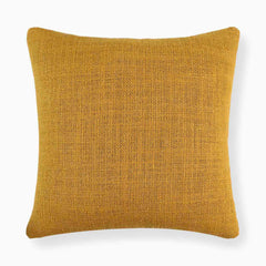Yellow Linen Decorative Pillow Cover