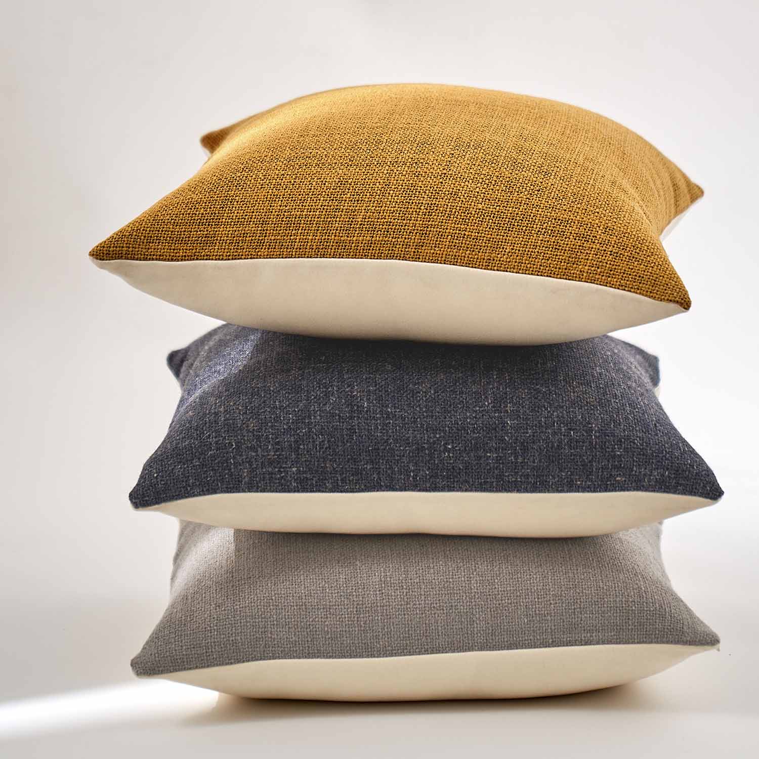 Savona Textured Linen Pillow Cover- linen body pillow cover