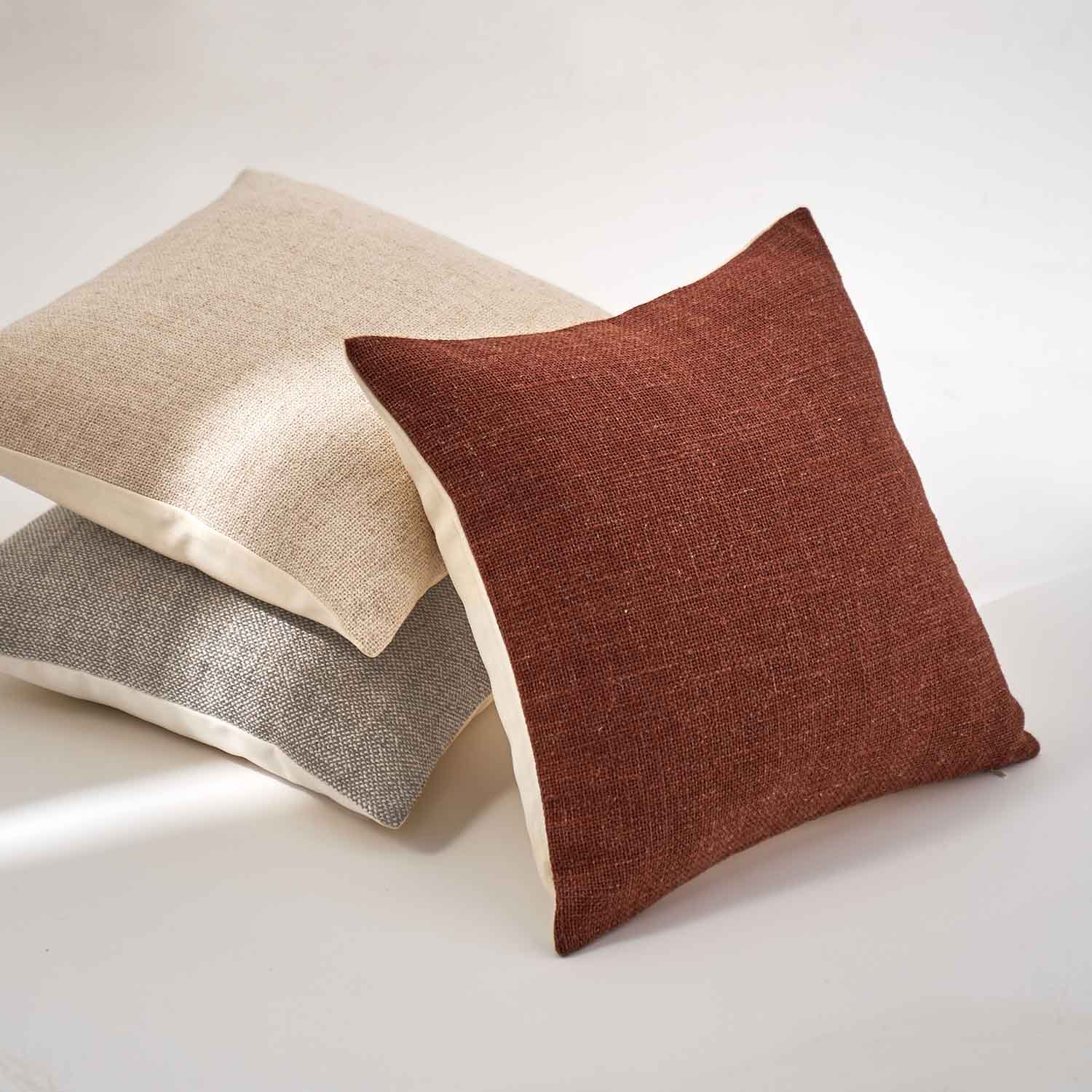 Savona Textured Linen Pillow Cover-linen throw pillow covers 24x24